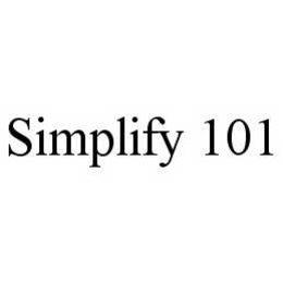 SIMPLIFY 101 trademark