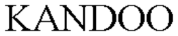 KANDOO trademark