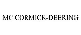 MC CORMICK-DEERING trademark