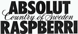 ABSOLUT RASPBERRI COUNTRY OF SWEDEN trademark