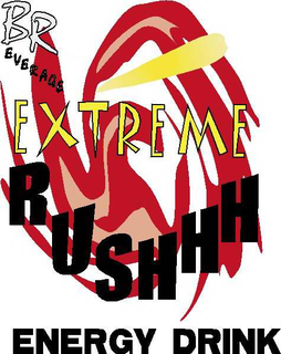 BR BEVERAGE EXTREME RUSHHH ENERGY DRINK trademark