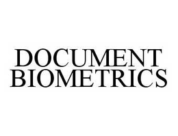 DOCUMENT BIOMETRICS trademark