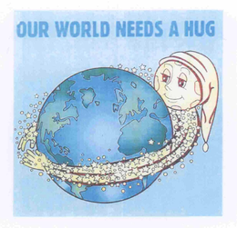 OUR WORLD NEEDS A HUG trademark