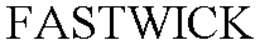 FASTWICK trademark