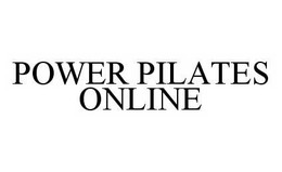 POWER PILATES ONLINE trademark