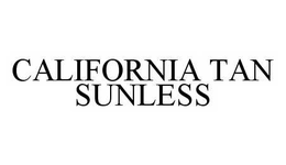 CALIFORNIA TAN SUNLESS trademark