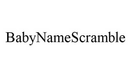 BABYNAMESCRAMBLE trademark