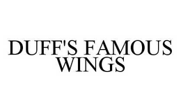 DUFF'S FAMOUS WINGS trademark