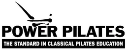 POWER PILATES THE STANDARD IN CLASSICAL PILATES EDUCATION trademark