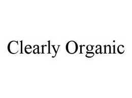 CLEARLY ORGANIC trademark