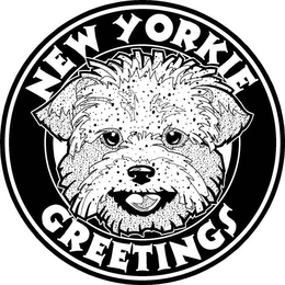 NEW YORKIE GREETINGS trademark