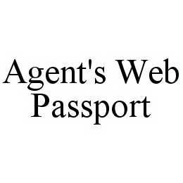 AGENT'S WEB PASSPORT trademark