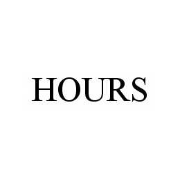 HOURS trademark