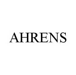 AHRENS trademark