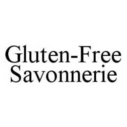 GLUTEN-FREE SAVONNERIE trademark