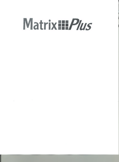 MATRIX PLUS trademark