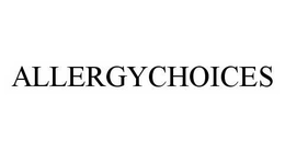 ALLERGYCHOICES trademark
