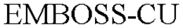 EMBOSS-CU trademark