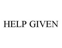 HELP GIVEN trademark