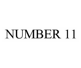 NUMBER 11 trademark