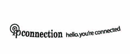 IP CONNECTION HELLO. YOU'RE CONNECTED trademark