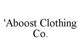 'ABOOST CLOTHING CO. trademark