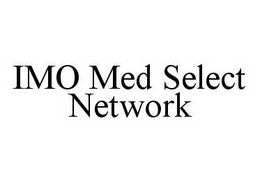 IMO MED SELECT NETWORK trademark