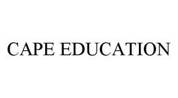 CAPE EDUCATION trademark