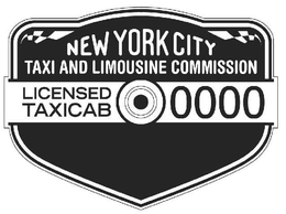NEW YORK CITY TAXI AND LIMOUSINE COMMISSION LICENSED TAXICAB 0000 trademark