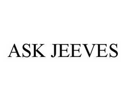 ASK JEEVES trademark