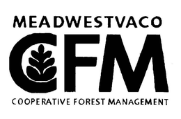 CFM MEADWESTVACO COOPERATIVE FOREST MANAGEMENT trademark