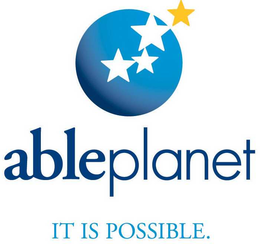 ABLE PLANET IT IS POSSIBLE. trademark