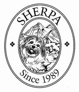 SHERPA SINCE 1989 trademark