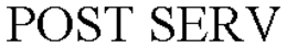 POST SERV trademark
