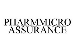 PHARMMICRO ASSURANCE trademark