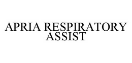 APRIA RESPIRATORY ASSIST trademark