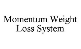 MOMENTUM WEIGHT LOSS SYSTEM trademark