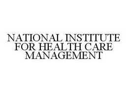NATIONAL INSTITUTE FOR HEALTH CARE MANAGEMENT trademark