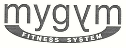 MYGYM FITNESS SYSTEM trademark