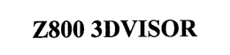 Z800 3DVISOR trademark