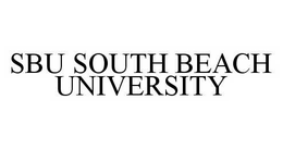 SBU SOUTH BEACH UNIVERSITY trademark
