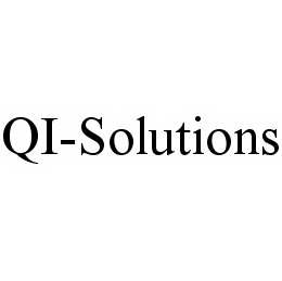 QI-SOLUTIONS trademark