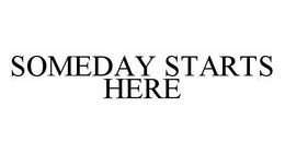 SOMEDAY STARTS HERE trademark