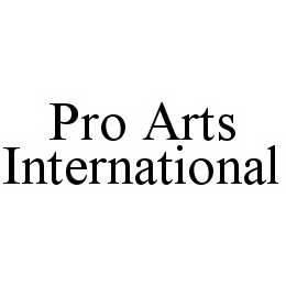 PRO ARTS INTERNATIONAL trademark