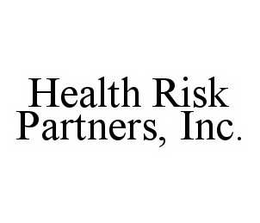 HEALTH RISK PARTNERS, INC. trademark