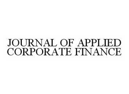 JOURNAL OF APPLIED CORPORATE FINANCE trademark