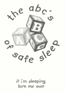 THE ABC'S OF SAFE SLEEP IF I'M SLEEPING, TURN ME OVER trademark