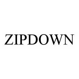 ZIPDOWN trademark