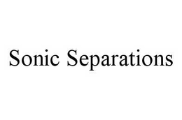 SONIC SEPARATIONS trademark