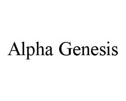 ALPHA GENESIS trademark